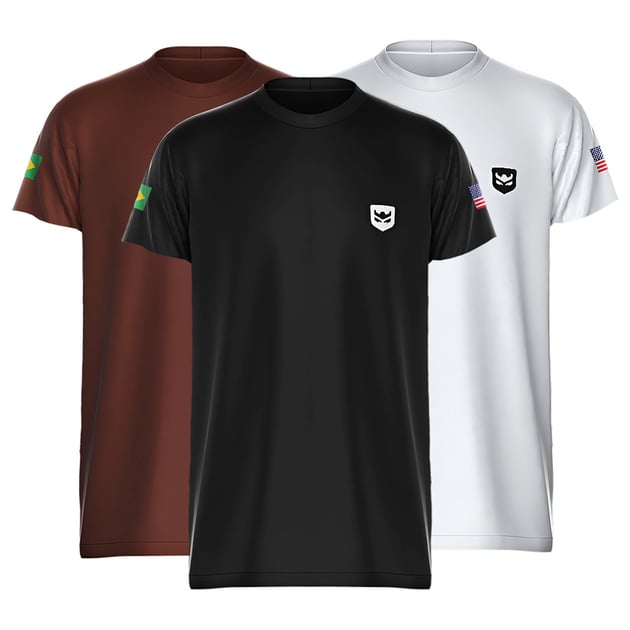 Combo 3 Camisetas Básicas Westew em Algodão Cotton